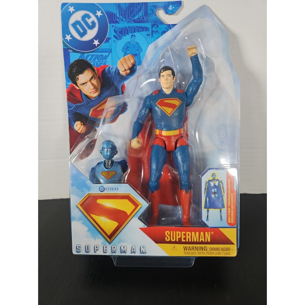 DC Comics SUPERMAN, Superman 6-inch Action Figure for Ages 4 Up Collect To Build